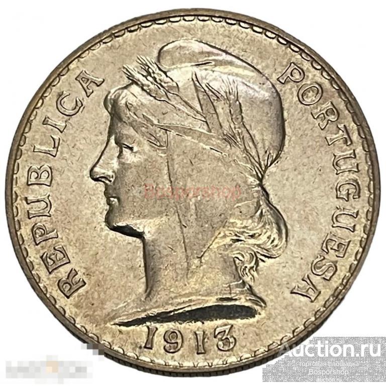 Португалия 50 сентаво 1913 г. 