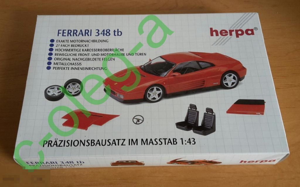 Сборная модель Ferrari 348 tb 1:43 Herpa 
