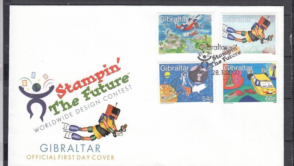 Гибралтар 2000  - Конкурс дизайна детских марок КПД