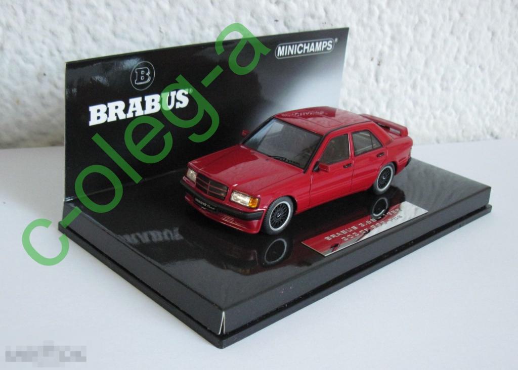 Brabus Mercedes 190E 3.6S W201 1989 1:43 Minichamps 