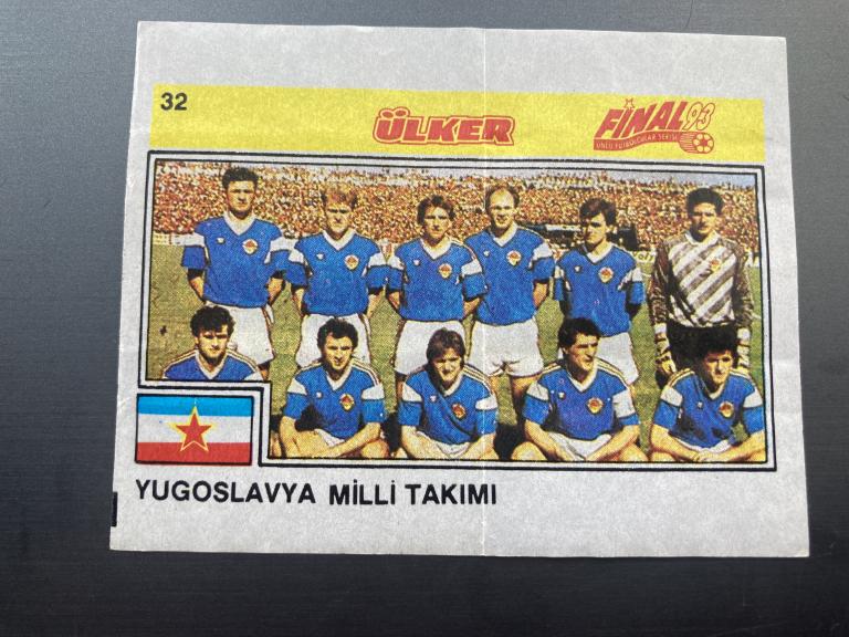 Final 93 Ulker, 32 номер из коллекции