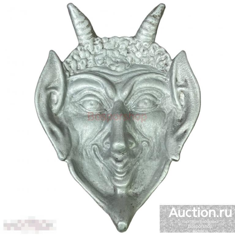 Металлическая пепельница &quot;Чёрт Мефистофель&quot; 1980-1990 гг. СССР 