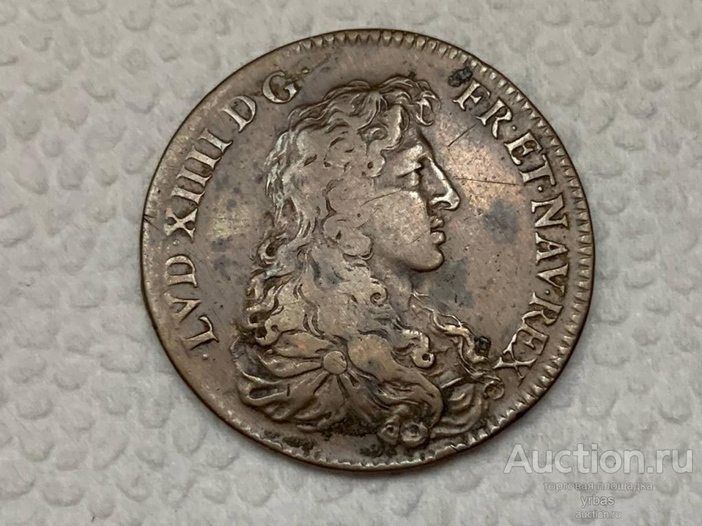 Франция. жетон Людовика XIIII 1666г.