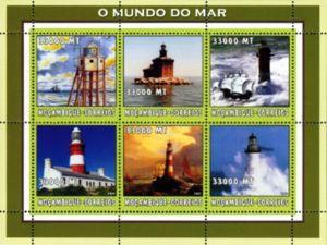 Мозамбик 2002. Архитектура. Маяки. Море. MNH**