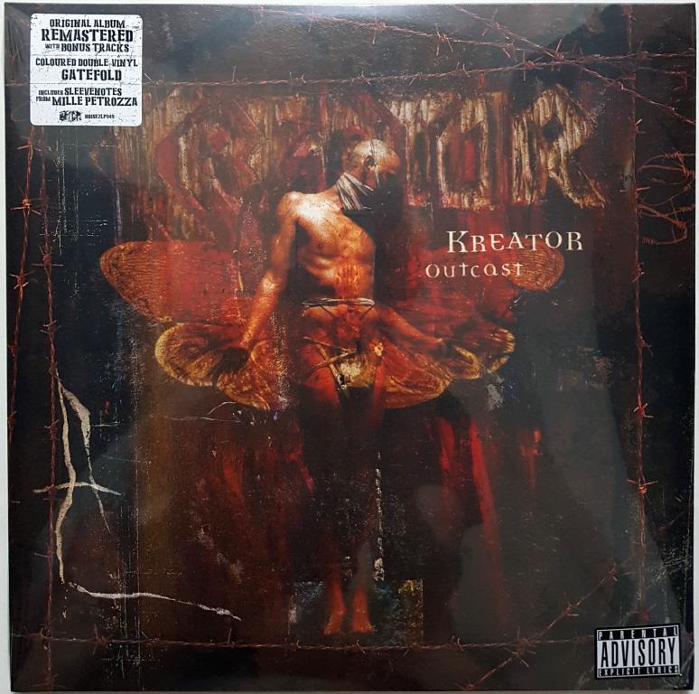 Kreator "Outcast" 1997/2018 2Lp Orange Transparent Vinyl SEALED