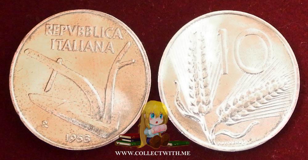 Италия 10 лир 1953 F KM-93