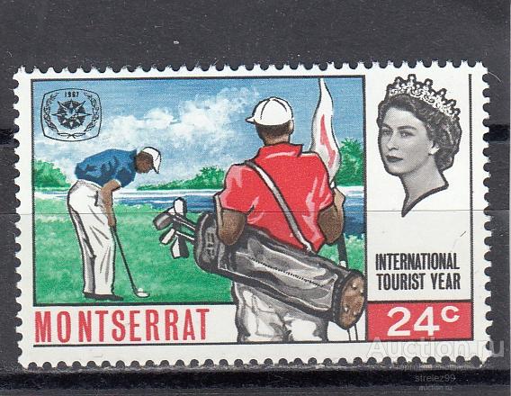 MONTSERRAT  МОНТСЕРРАТ   Спорт Гольф № 191  1967 Сост** MNH