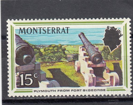 MONTSERRAT  МОНТСЕРРАТ  Форт Пушки № 248  1970  Сост** MNH