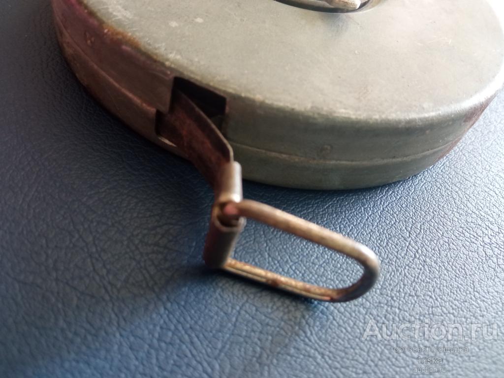 Рулетка СССР РЗ-20 ГОСТ 7502-69 длина 20 метров металлическая тяжелая