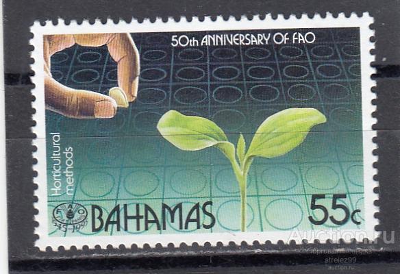 BAHAMAS БАГАМСКИЕ ОСТРОВА  Продовольствие № 876  1995   Сост** MNH
