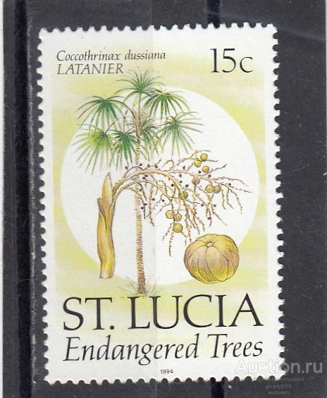 ST. LUCIA  СЕНТ ЛЮСИЯ  ЛЮЧИЯ  Флора Цветы Растения № 968 1994 !!   Сост**  MNH