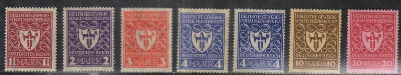ГЕРМАНИЯ. ПОЧТОВЫЕ МАРКИ. ПРОМЫШЛЕННАЯ ВЫСТАВКА В МЮНХЕНЕ. Mich 199-204 MLH - 2749