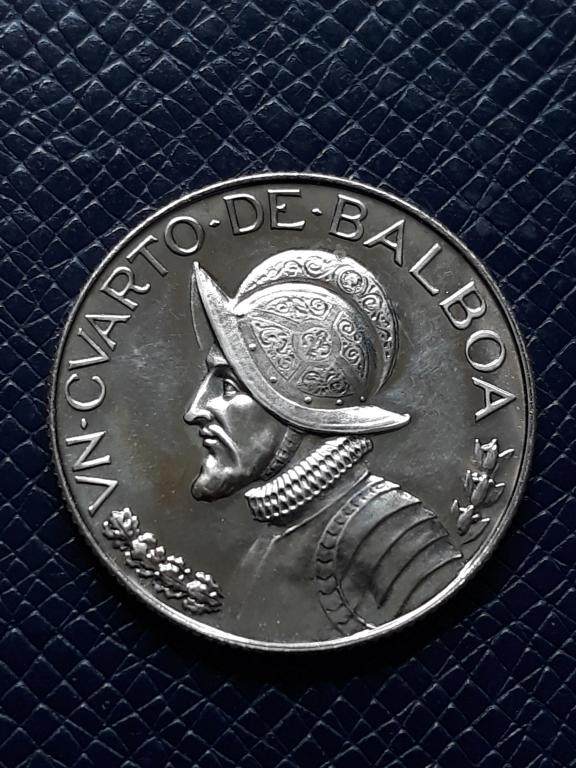 Панама 1/4 бальбоа 1968 КМ 11а