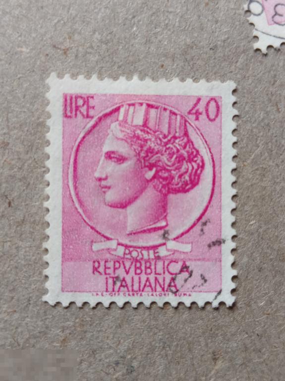 1968 год Италия 40 лир Сиракузы Стандарт