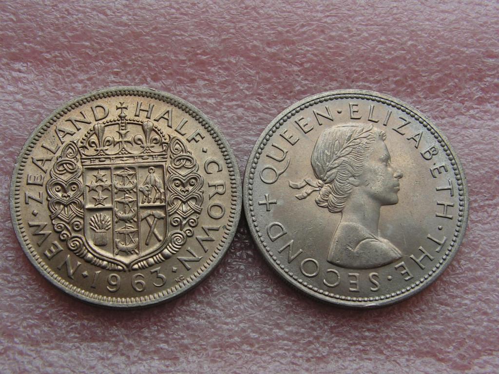 Новая Зеландия 1/2 кроны 1963 unc
