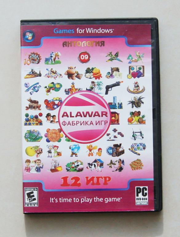Alawar (Фабрика игр) антология № 09 - DVD-ROM (ДВД) software - 12 игр для ПК