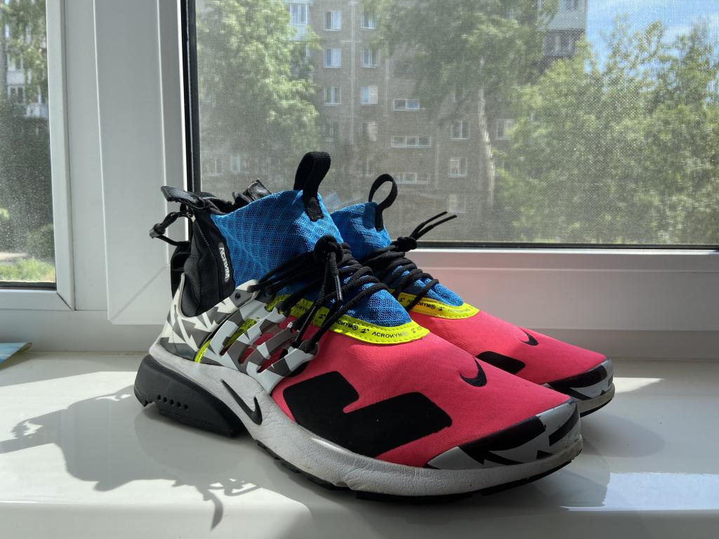 Nike Acronym x Air Presto Mid Racer Pink Auction.ru 9. Zeit Raum Glitch. 290156882079600