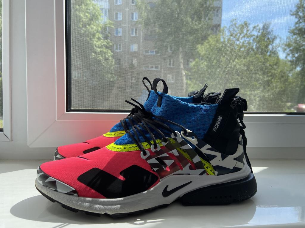 Nike Acronym x Air Presto Mid Racer Pink Auction.ru 9. Zeit Raum Glitch. 290156882079600