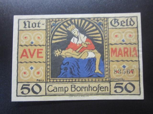 ГЕРМАНИЯ НОТГЕЛЬД    50  ПФЕННИГОВ         Camp Bornhofen