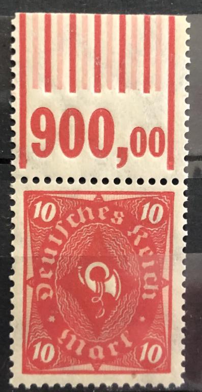 Веймарская республика.1922 г. №206 W OR . MNH ** . Люкс.