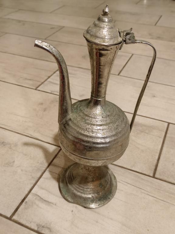 Чайник меднно-никелерованный. Царская Россия. Кавказ 2 литра объем.