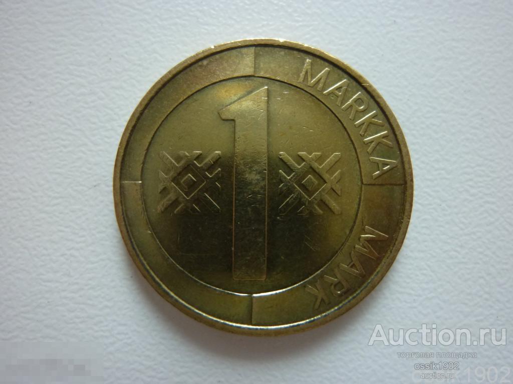 Финляндия.  1 марка 1994г. Оригинал. Дешево. 14-04-24 