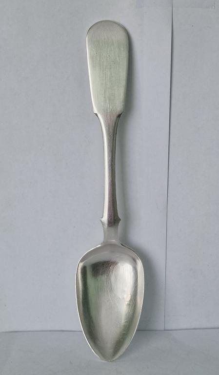 Столовая серебряная ложка. 19 век.