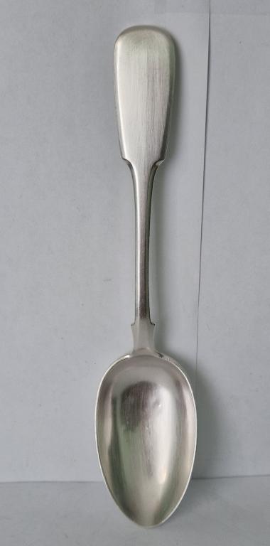 Столовая серебряная ложка. 19 век.