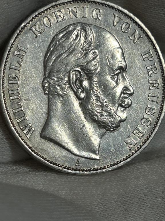 1 талер 1871г Пруссия