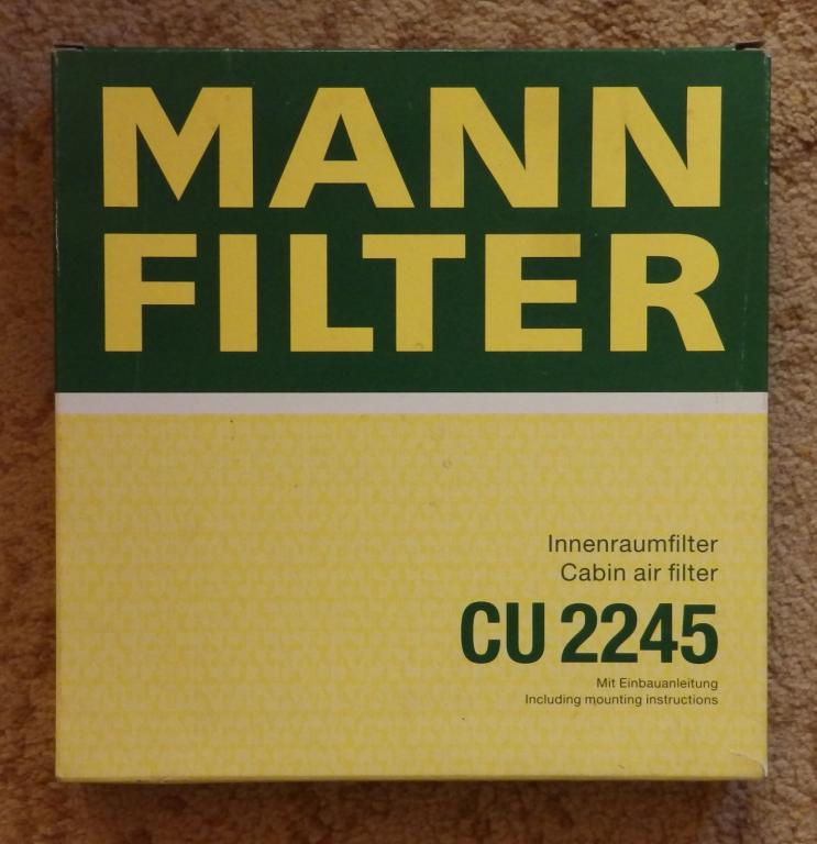 MANN FILTER CU2245 Фильтр салона