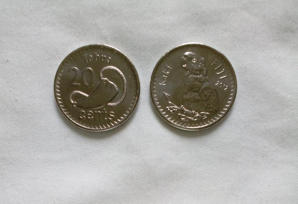 Фиджи 20 центов 2012 год unc