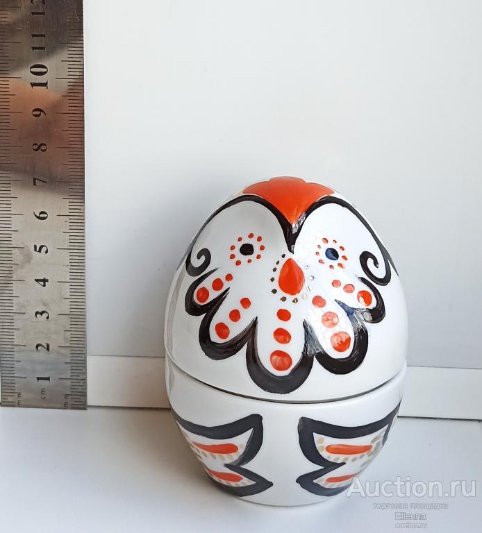 Дулево. Фарфоровая статуэтка пашотница Цыпленок птенец подставка под яйцо для яйца