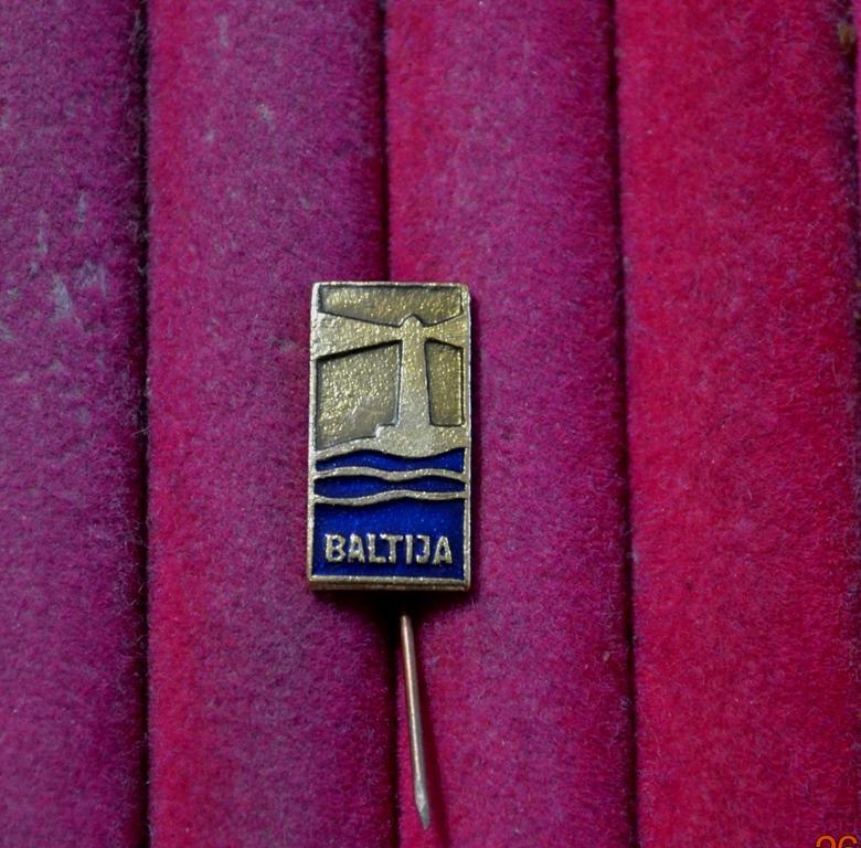 BALTIJA МАЯК  БАЛТИЯ ПРИАБАЛТИКА МОРЕ ТЯЖЕЛЫЙ ИНОСТРАННЫЙ ЗНАЧОК   ЛИСТ № IV