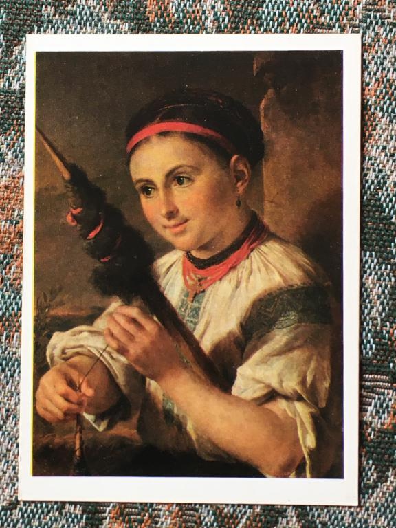 В.А. Тропинин.Пряха. 1978 г