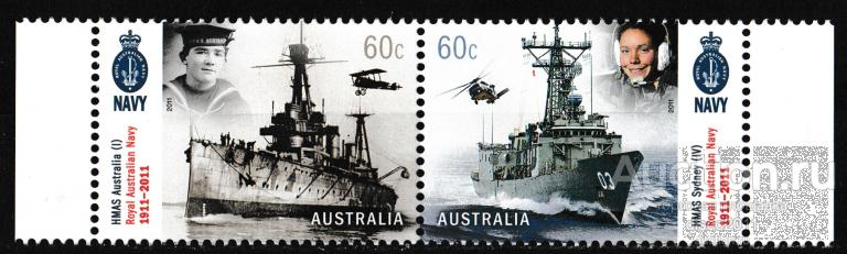 Австралия 2011 Армия Авиация Милитария Корабли сцепка**