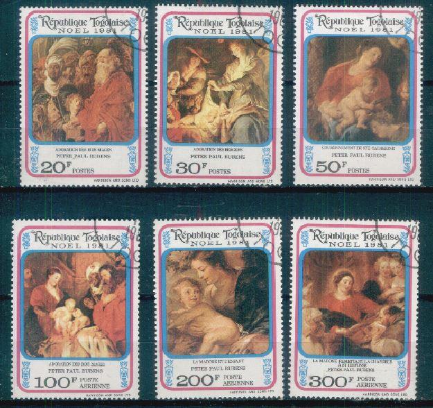 Того 1981 Mi# 1565 - 1570 Рождество