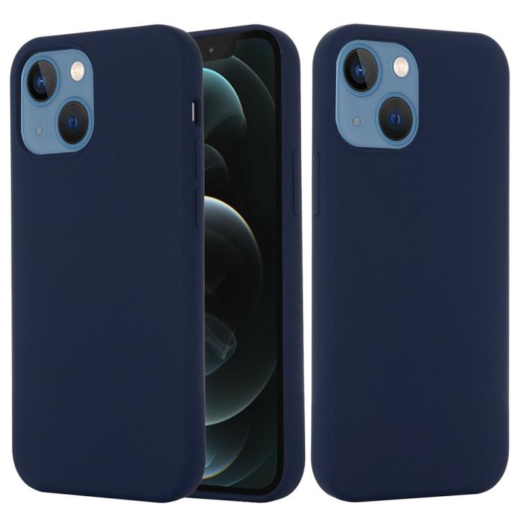 Силиконовый чехол с Magsafe для iPhone 15 (Navy Blue)
