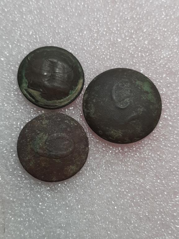 ПУГОВИЦЫ ПОЛКОВЫЕ СЕРЕДИНА 19 В