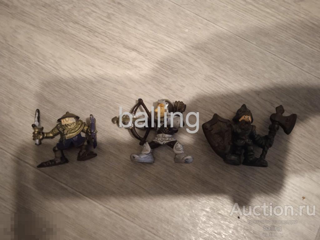 Мини игрушка твердая резина рыцарь 