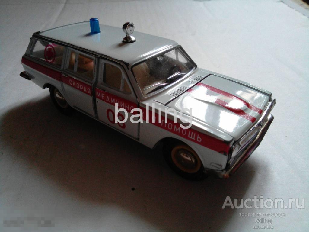 модель 1 : 43 Волга газ 24 - 02 Скорая помощь ссср 1990год 