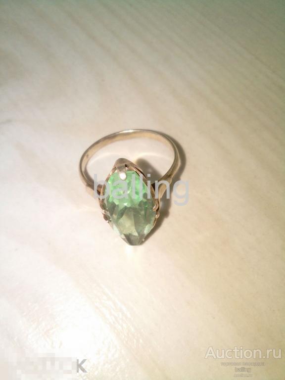 кольцо серебро 875 пр  звезда  ссср 