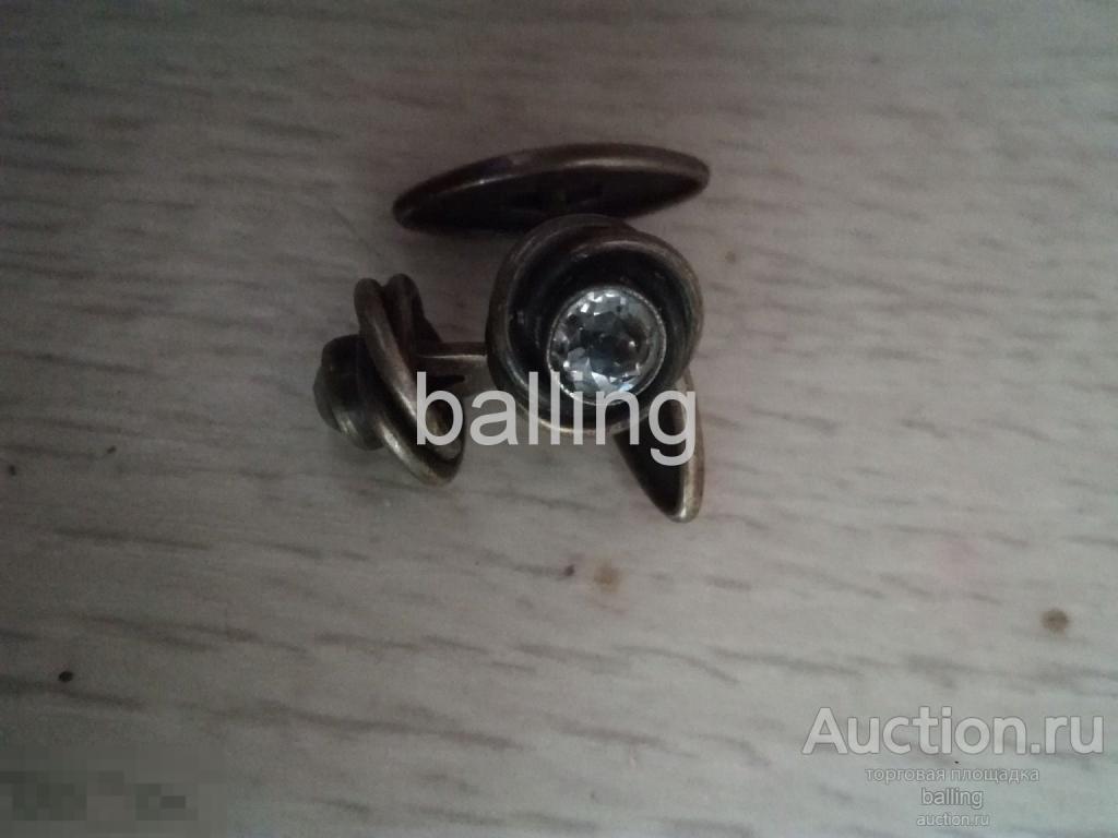 запонки серебро клеймо 