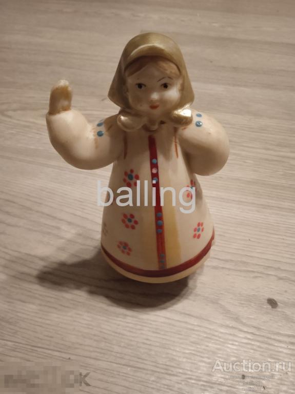 Кукла качалка болванчик  СССР 