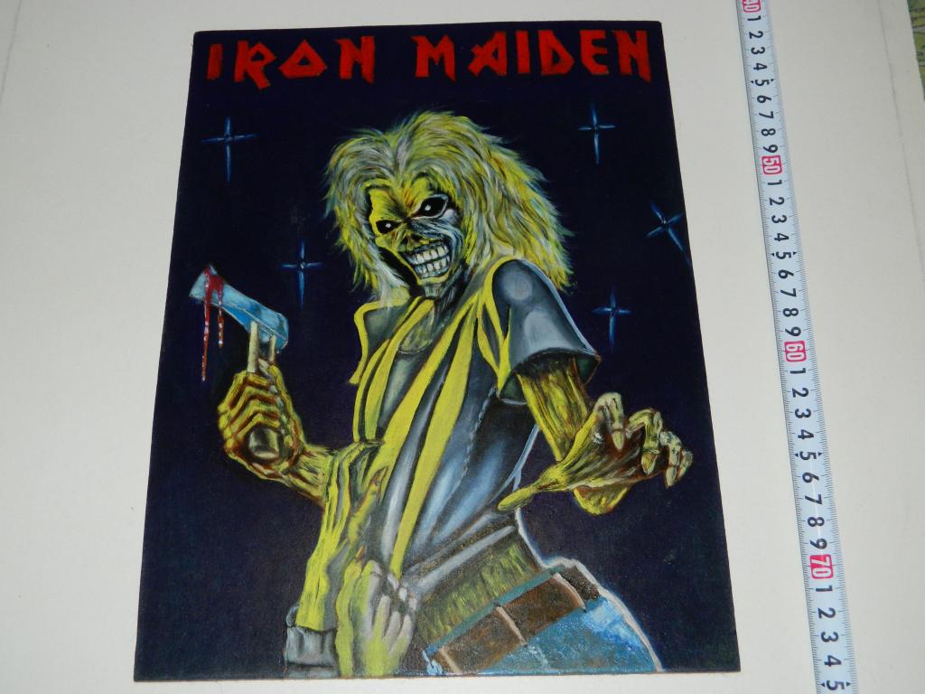Картина маслом на тему из альбома Killers группы Iron Maiden