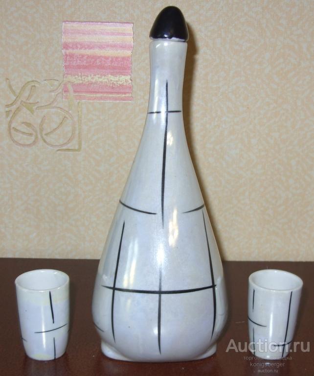 Штоф и 2 рюмки СССР.