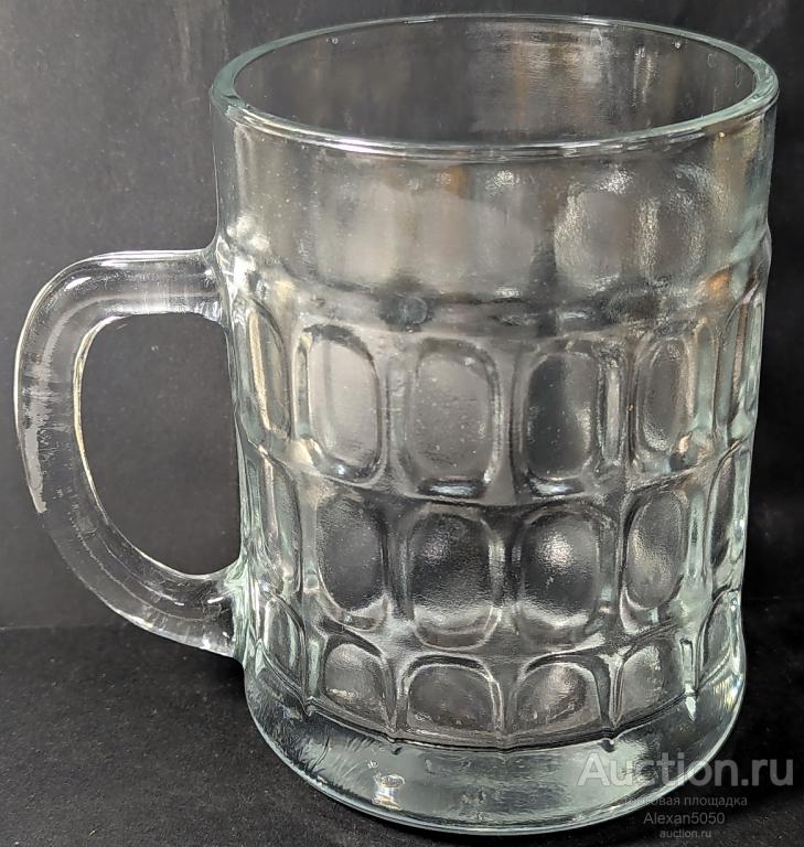 Кружка пивная барная 0,5 л стекло ОСЗ Опытный завод Отличная!