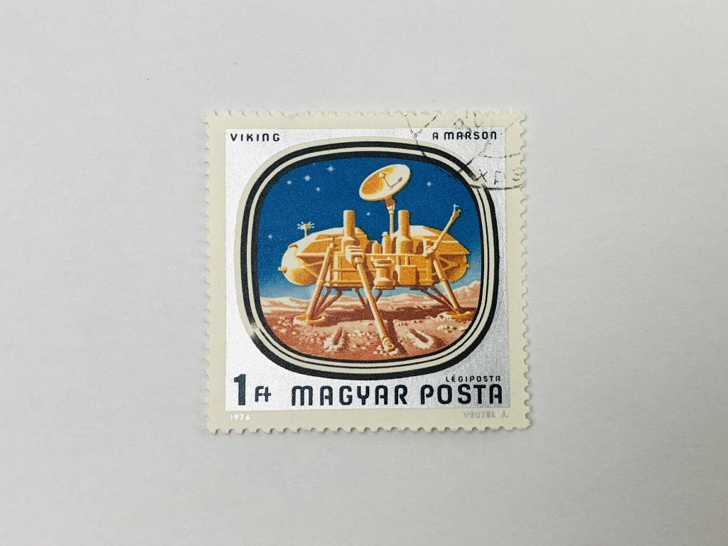 Космические исследования. Викинг (первый искусственный спутник Земли) на Марсе. 1974. Mi HU 3150A