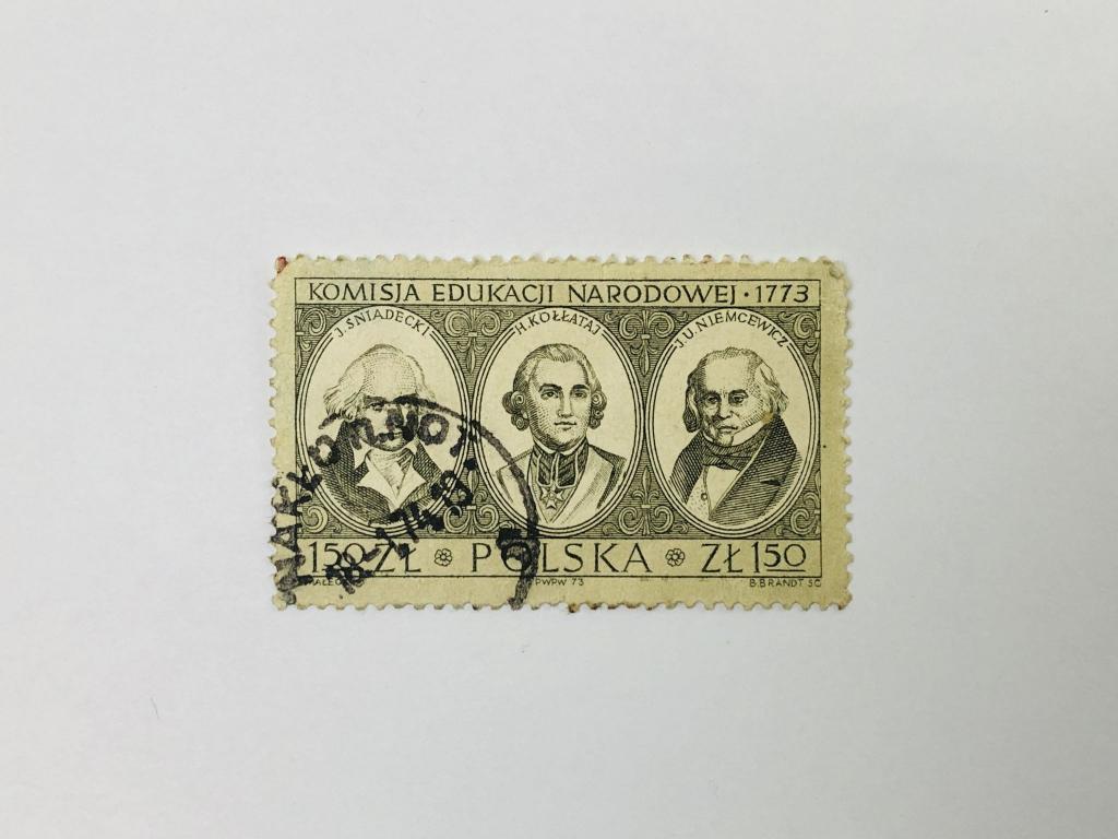 Эдукационная комиссия. 200 лет Комиссии. Снядецкий, Коллонтай, Немцевич. 1973. Mi PL 2280