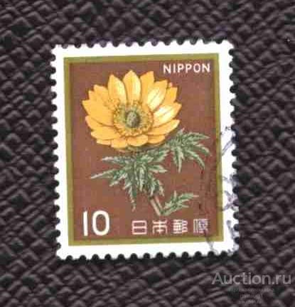Япония     гашеная    флора     №  4471