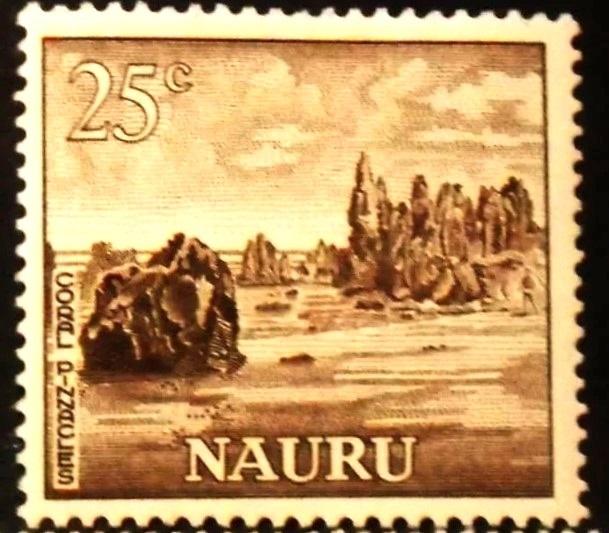 Науру 1966 г. Пейзажи. Коралловые рифы  Mi NR 64  чистая, ЧСН